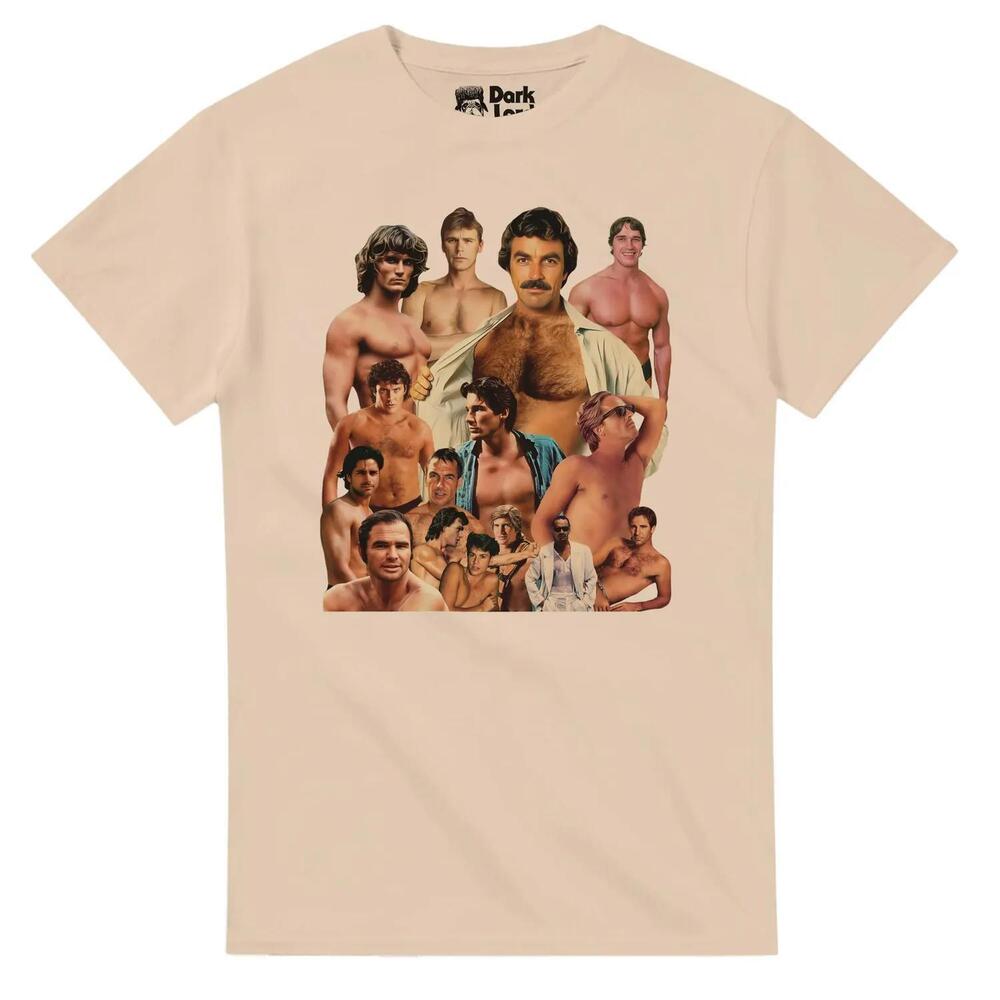 80S Nostalgia T-Shirt - Funny Retro Movie And Tv Hunks